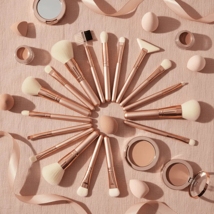 Makeup Brush Set (15-Piece, Face + Eye) Jonine’s Corner