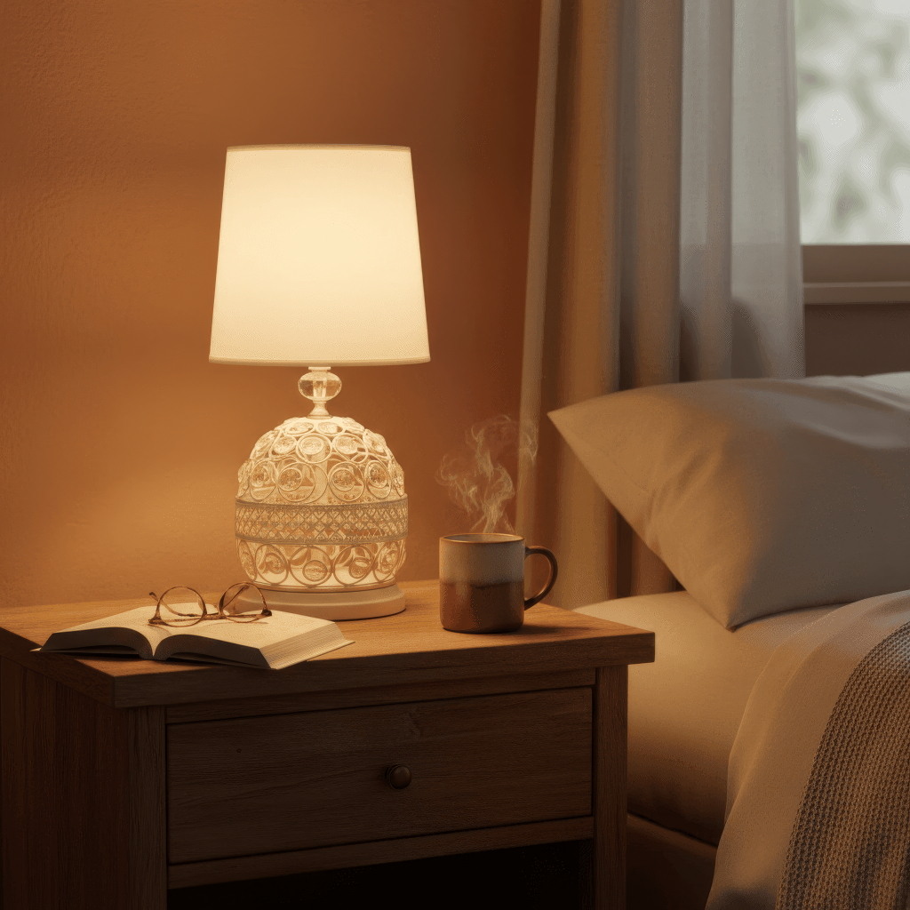 Small Table Lamp for Bedside Use