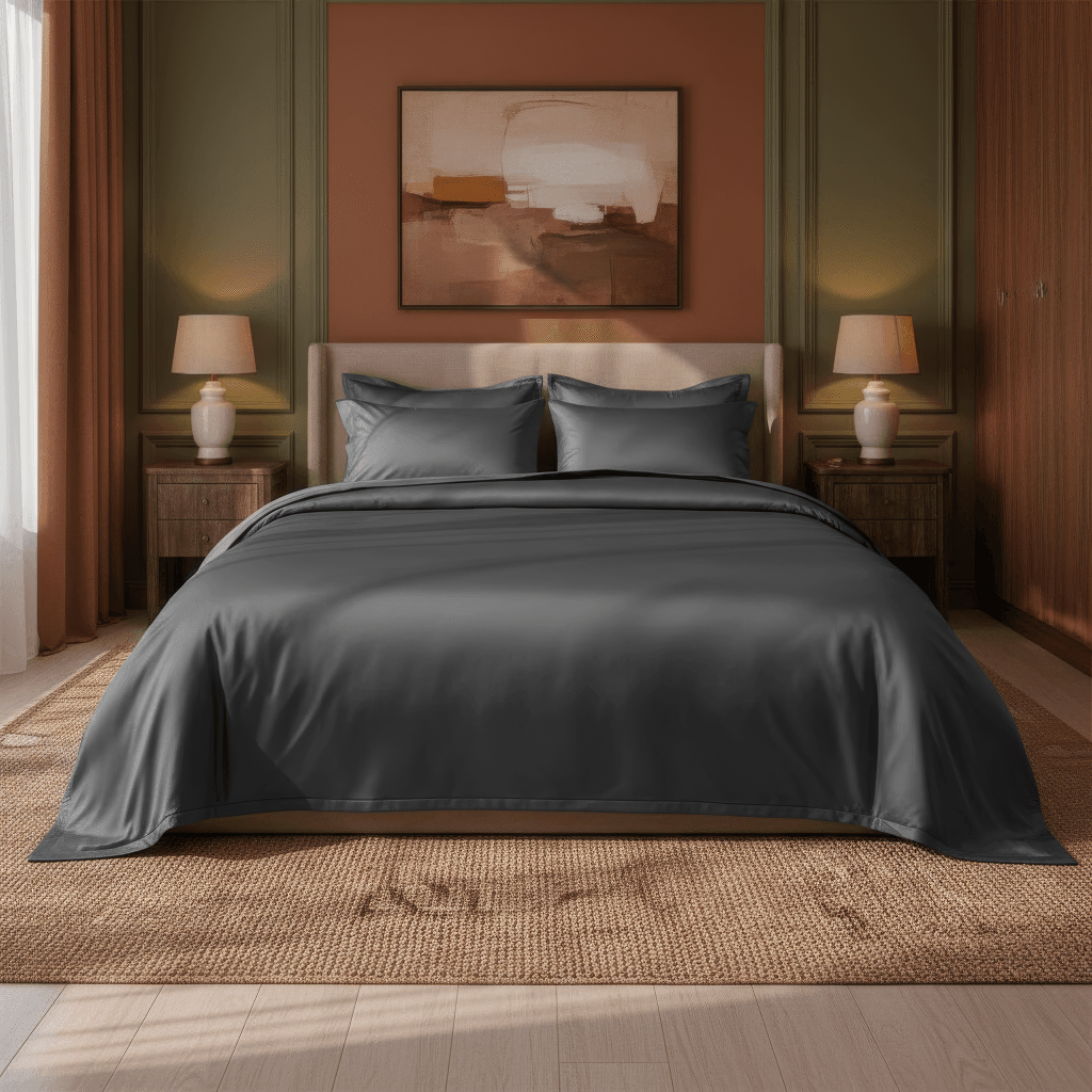 The Bedroom Retreat Edit — Weighted Throw, Silk Sheets &amp; Alabaster Sconce
