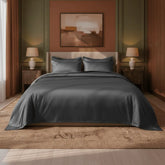 Bamboo Silk Bed Sheet Set — Grey King Jonine’s Corner