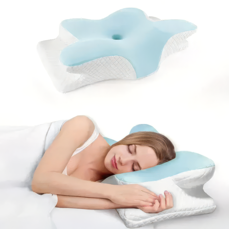 The Cloud Rest — Butterfly-Shaped Cervical Memory Foam Pillow for Neck Pain Relief