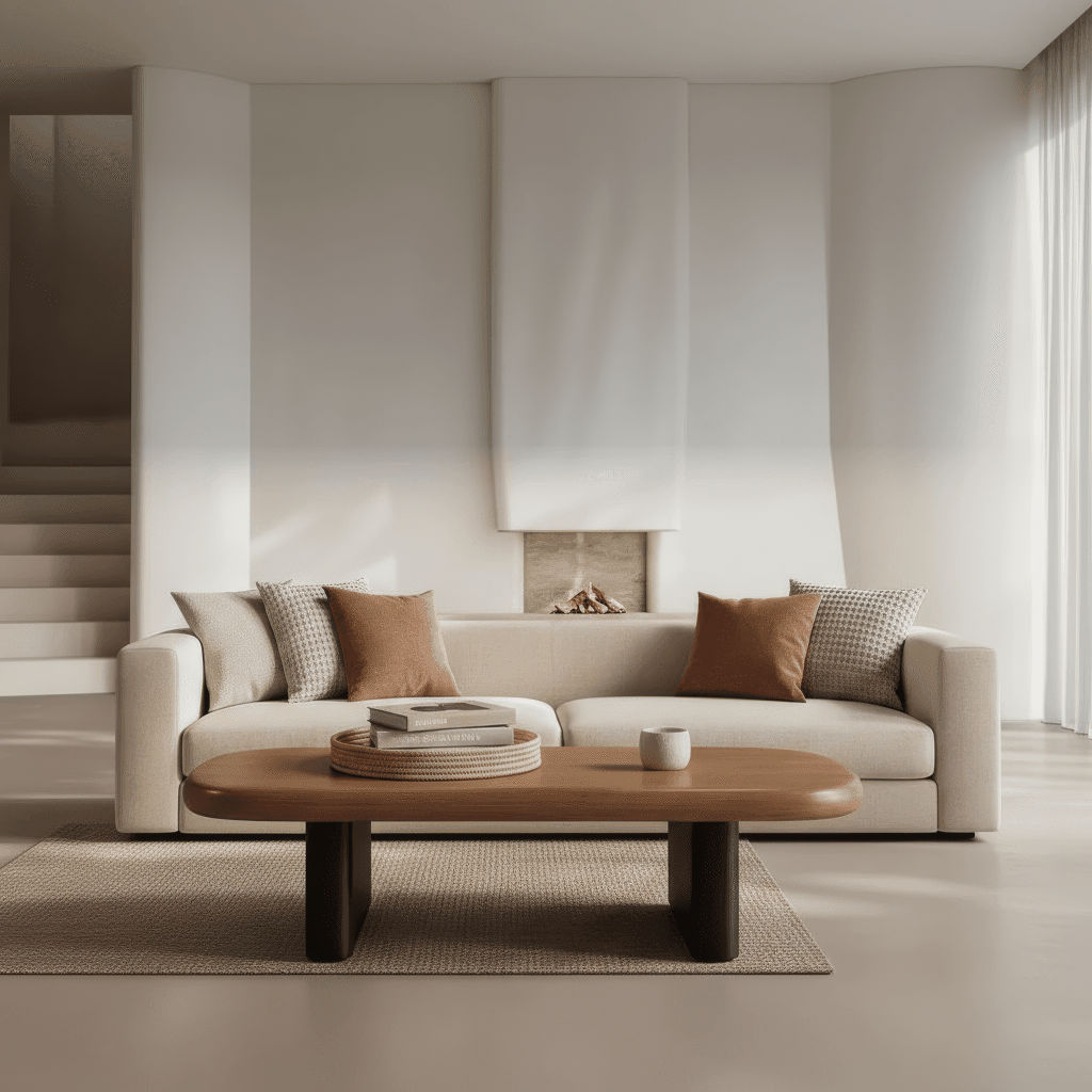 Solid Wood, Solid Statement — Minimalist Coffee Table for the Modern Living Room