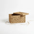 Handwoven Natural Hyacinth Storage Basket with Lid — Bathroom, Pantry & Nursery Jonine’s Corner