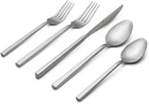 Matte Black Flatware Set – 20-Piece Stainless Steel, Service for 4 Jonine’s Corner