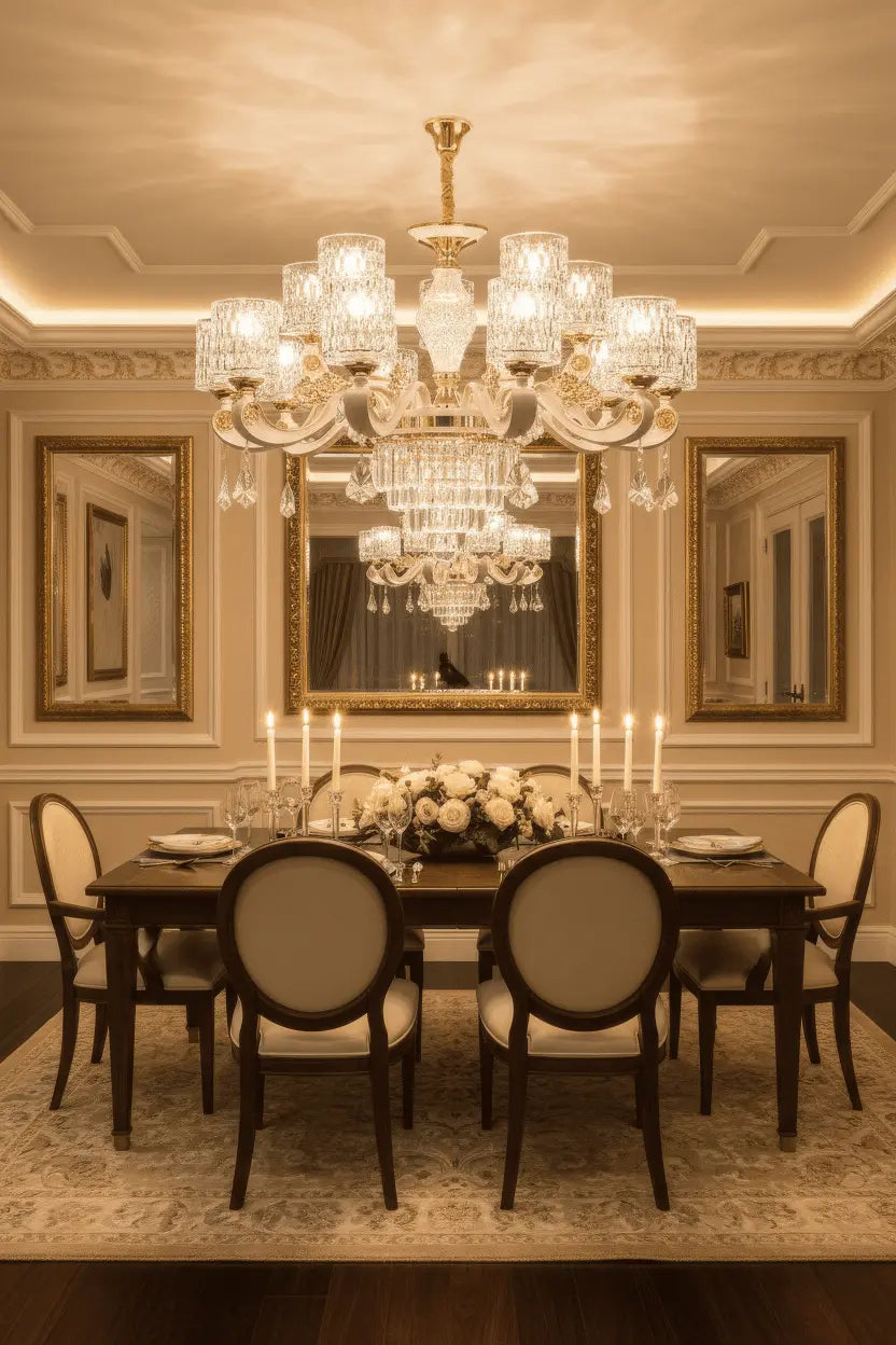 Dressed in Light — Crystal LED Chandelier for Hotel-Worthy Living Rooms &amp; Bedrooms Jonine’s Corner