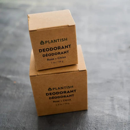 Unscented Zero Waste Deodorant Bar by Plantish